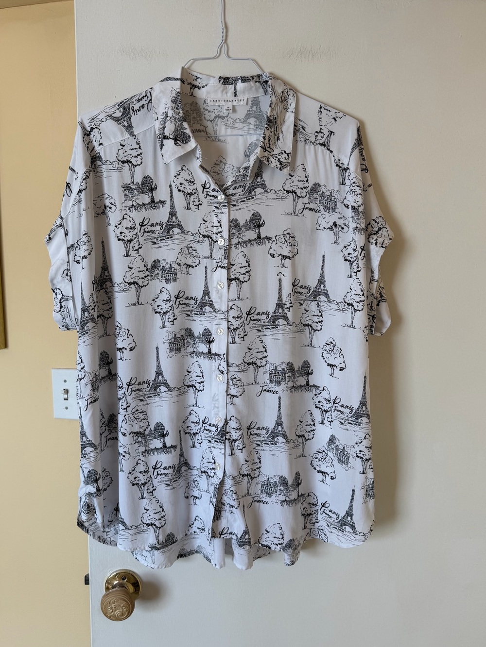 JANE + DELANCEY button down - size 1x - EUC - Anthropologie - Picture 1 of 3
